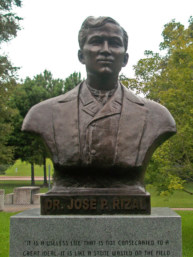 Dr.Jose P.Rizal Bronze Portrait Bust| Lena Toritch