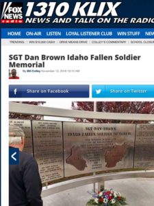 fox-news-1310-klix-coverage-of-sgt-dan-brown-memorial-dedication