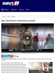 kmvt-11-coverage-of-sgt-dan-brown-memorial-dedication