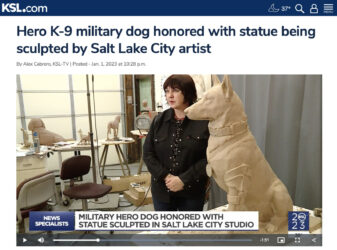 KSL.com | Hero K-9 military dog honored